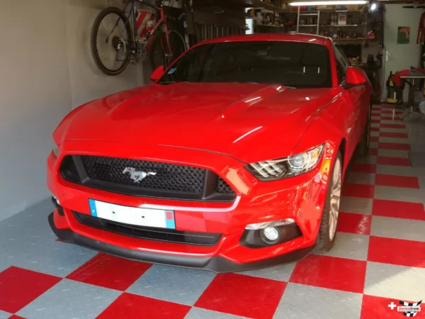 Schachbrett in Silver Grey und Rot Schachbrett in Silver Grey und Rot