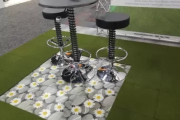 Bodenfliese für den Stand Bodenfliese für den Stand