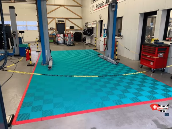 Bodenplatten für Werkstatt