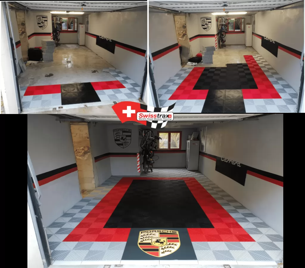 Garage-Boden-vorher-nachher mit Logo Garage-Boden-vorher-nachher mit Logo