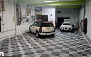 Garagenbodenbelag RIBTRAX Pearl Silver - Slate Grey Garagenbodenbelag RIBTRAX Pearl Silver - Slate Grey