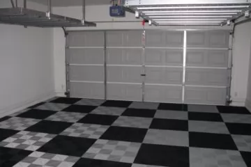 Karierter Garagenboden Karierter Garagenboden