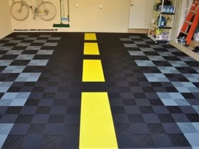 Kunststoff-Bodenfliese Kunststoff-Bodenfliese