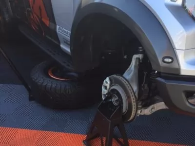 Paddock-Boden Auto Paddock Foto