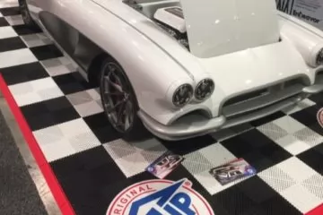 Ribtrax Weiß-Schwarz karierte Platten Ribtrax Weiß-Schwarz karierte Platten