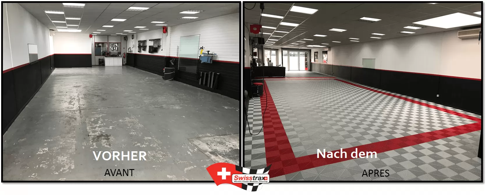 Swisstrax-Werkstattboden